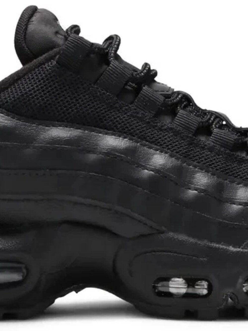 Nike Air Max 95 Recraft Triple Black Youth Size 6Y Women’s 7.5 CJ3906-001